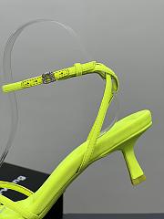 	 Alexander Wang dahlia 50 sandal in lime nylon - 5