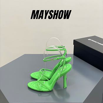 Alexander Wang dahlia 105 sandal in green nylon