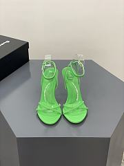 Alexander Wang dahlia 105 sandal in green nylon - 5