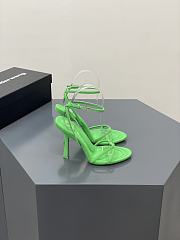 Alexander Wang dahlia 105 sandal in green nylon - 2