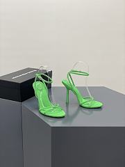 Alexander Wang dahlia 105 sandal in green nylon - 4