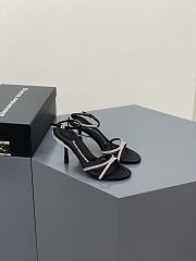 	 Alexander Wang dahlia 85 sandal in black crystal - 2