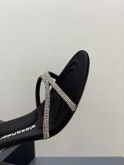 	 Alexander Wang dahlia 85 sandal in black crystal - 5