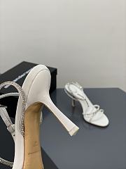 	 Alexander Wang dahlia 85 sandal in white crystal - 5