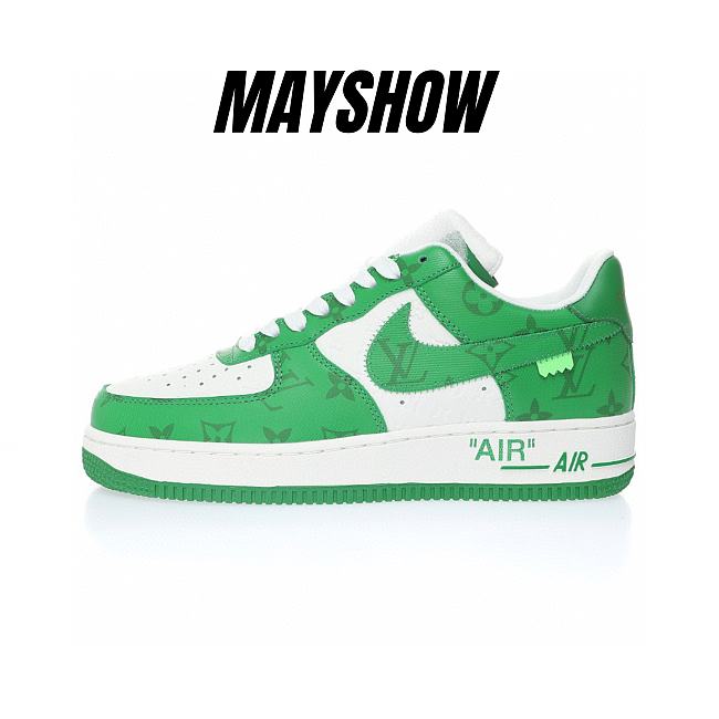 Louis Vuitton Nike Air Force 1 Low By Virgil Abloh Green - AEU3BM16M693-1A9V9V - 1