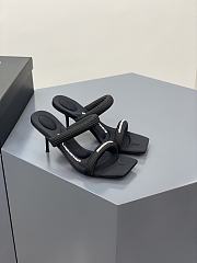 Alexander Wang julie 85 sandal in black - 3