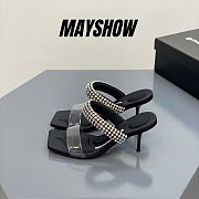 Alexander Wang jessie 85 sandal in crystal pvc - 1