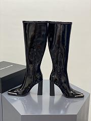 Alexander Wang mascha stretch-vinyl knee high patent boot - 2