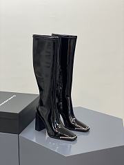 Alexander Wang mascha stretch-vinyl knee high patent boot - 3