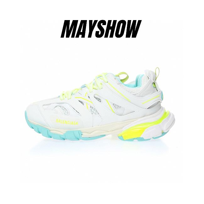 Balenciaga Track White Neon Yellow - 542023W3AC69704 - 1