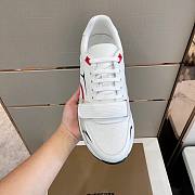 Burberry Ramsey White Red Raceing Sneaker - 3