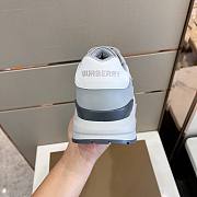 Burberry Ramsey Gray Suede Sneaker - 5