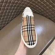 Burberry Check Print Slip On  - 5