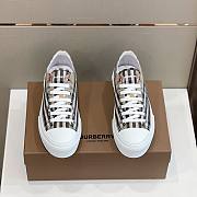 Burberry Vintage Check Cotton Sneakers Archive Beige White - 2