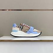  Burberry Ramsey Pale Blue Soft Fawn Sneaker - 5