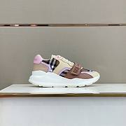 	 Burberry Ramsey Birch Brown Pink Sneaker - 2