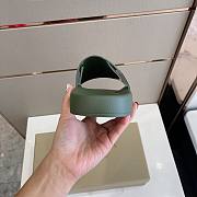 Burberry Embossed Logo Slides Mangrove Green - 3