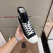 Burberry Porthole Leather High Top Black - 2