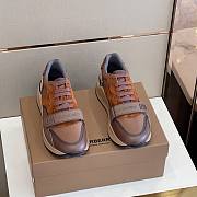 Burberry Ramsey Brown Suede Sneaker - 2