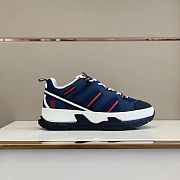 Burberry Nylon and Nubuck Union Navy Red - 4