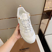 Burberry Nylon and Nubuck Union White - 3