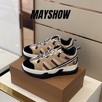 Burberry Nylon and Nubuck Union Beige