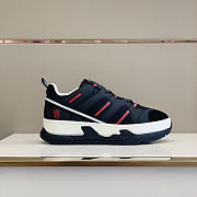 Burberry Nylon and Nubuck Union Black Red - 2