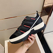 Burberry Nylon and Nubuck Union Black Red - 4