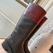 Celine Bulky High Boot In Calfskin Black - 3