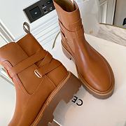 Celine Bulky Jodphur Boot In Calfskin Tan - 5