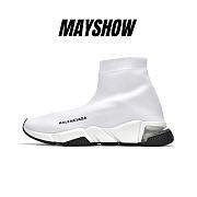 Balenciaga Speed Trainer Clear Sole White - 517319 W07U0 1005 - 1