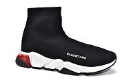 Balenciaga Speed Trainer Clearsole Black Red - 517319W07U01003 - 3