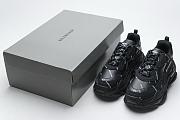 Balenciaga Triple S Allover Logo Black - 536737 W2FA1 1090 - 2