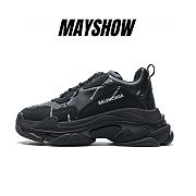 Balenciaga Triple S Allover Logo Black - 536737 W2FA1 1090 - 1