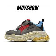 Balenciaga Triple S Grey Red Blue (2018 Reissue) - 533883 W09O2 4365 - 1