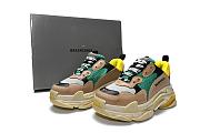 Balenciaga Triple S Beige Green Yellow - 483513W06E37070 - 4