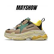 Balenciaga Triple S Beige Green Yellow - 483513W06E37070 - 1