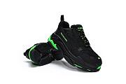 Balenciaga Triple S Black Fluo Green - 536737W3BK11035 - 3