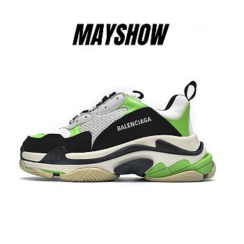 Balenciaga Triple S Green Black - 536737W09O69063