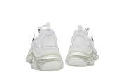 Balenciaga Triple S Clear Sole White - 541624W2FB19000 - 5