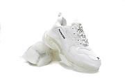 Balenciaga Triple S Clear Sole White - 541624W2FB19000 - 4