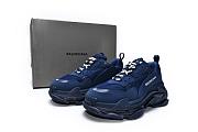 Balenciaga Triple S Clear Sole Navy - 541624W09O14107 - 5