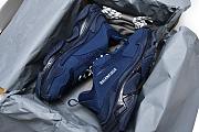 Balenciaga Triple S Clear Sole Navy - 541624W09O14107 - 2