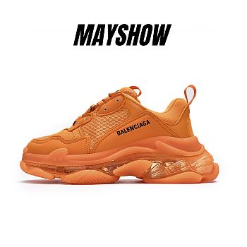 Balenciaga Triple S Clear Sole Orange - 541624W2GA17510