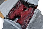 Balenciaga Triple S Burgundy Red Clear Sole -  541624 W0901 6016 - 2