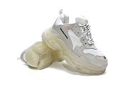 Balenciaga Triple S White Clear Sole - 544351W09E19000 - 2