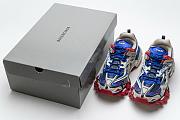 Balenciaga Track.2 Beige Blue Red - 568615 W2GN2 8570 - 2