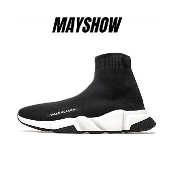 Balenciaga Speed Trainer Black White - 530349 W05G9 1000