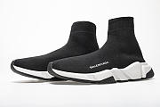 Balenciaga Speed Trainer Black White - 530349 W05G9 1000 - 5