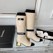 Chanel Beige 2 in 1 Winter Boots - 4